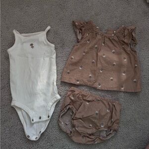 Carters Baby Outfit 3 piece Set